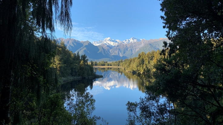 Lake Matheson, Hiking in New Zealand