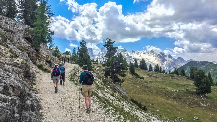 Dolomites walking cheap tour