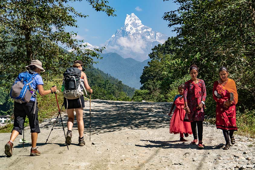 Trekking para Machapuchare