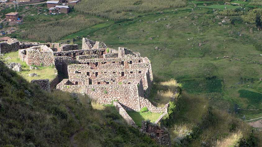 Beautiful Pisac Ruins Peru