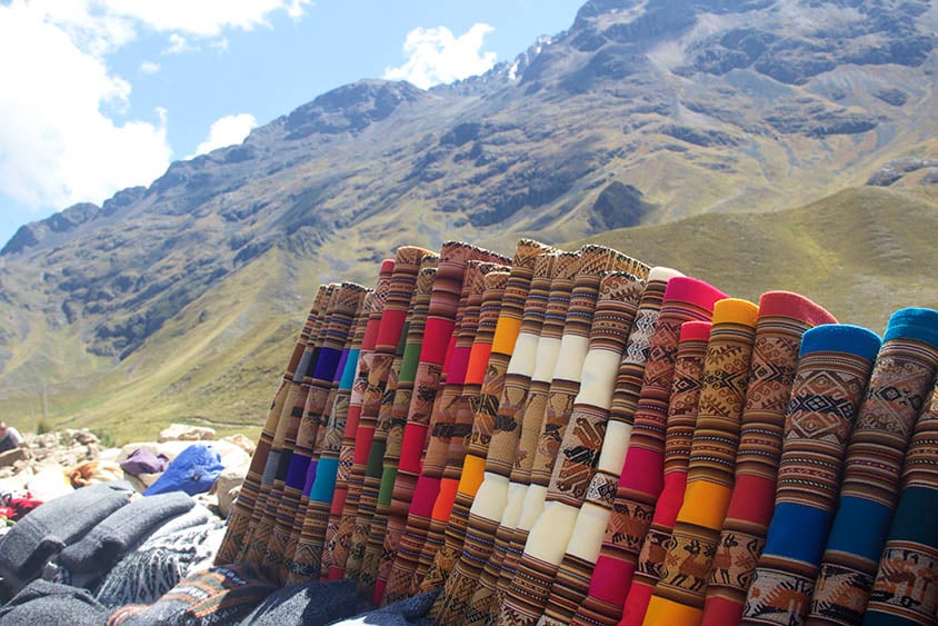 Cool local wares on the Inca Trail